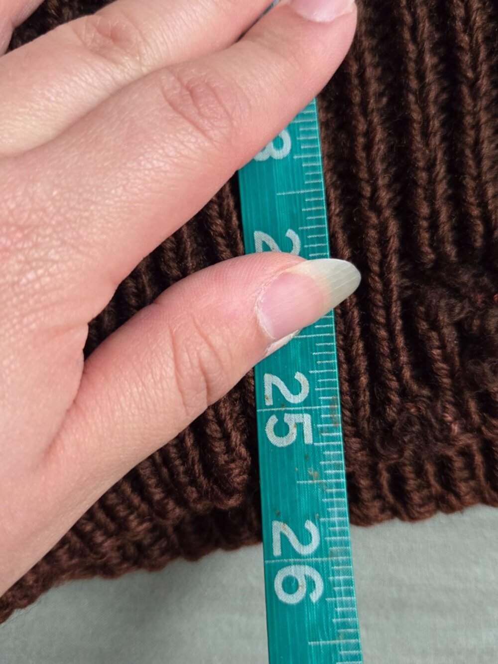 1920s Shaker Sweater Brown Two Tone Shawl Collar Detroit Knitting Mills Wool - Picture 8 of 8